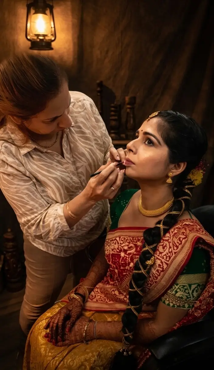 Bridal trial with founder Anita Raheja, Khar